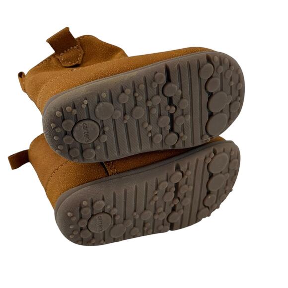 Carters Boots Sunnie Every Step Size 2M Western Floral Embroidered Brown Cowgirl - Picture 7 of 8